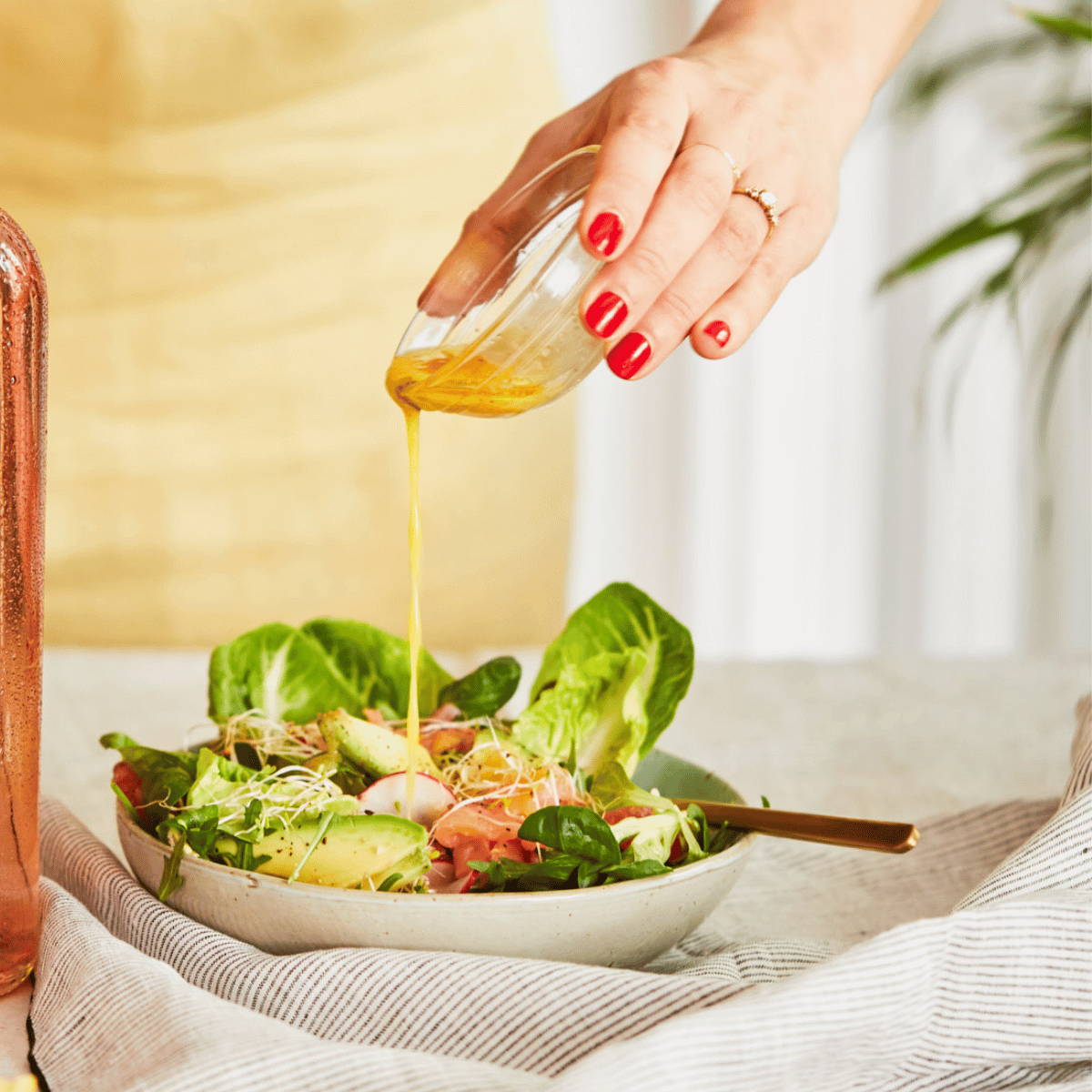 Salade saumon et pamplemousse