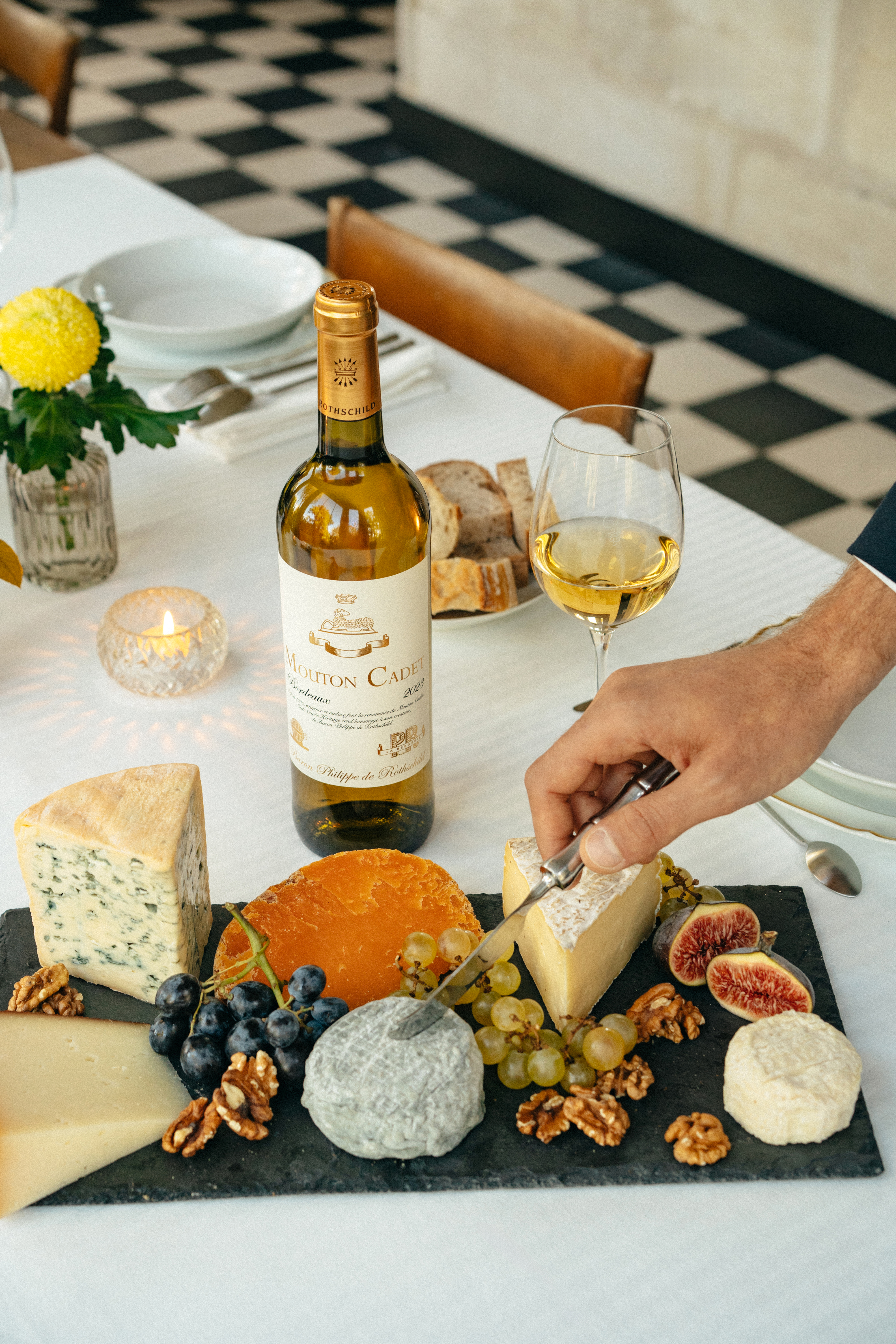 Plateau de fromages et fruits d'Automne